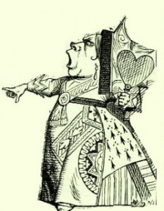 Queen of Hearts from Alice in Wonderland by John Tenniel Queen of Hearts from Alice in Wonderland by John Tenniel