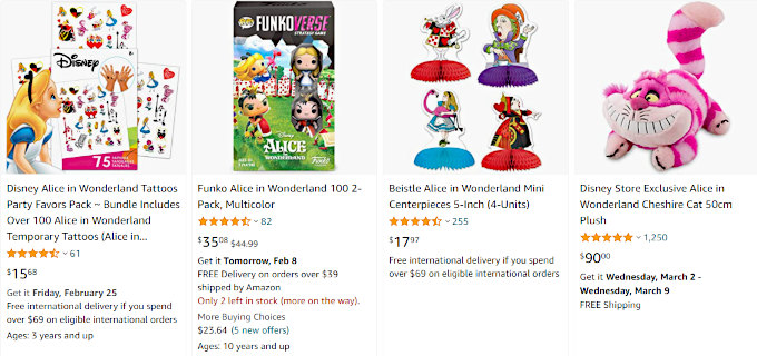 Alice In Wonderland Toys Alice In Wonderland Toys