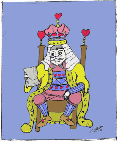 King Of Hearts Alice In Wonderland